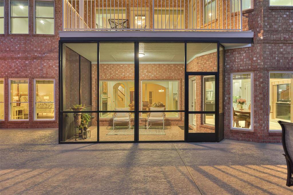 The recently updated screened-in porch provides a comfortable, bug-free retreat—perfect for enjoying the outdoors in peace and comfort year-round.