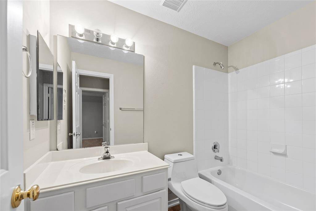 The second full bath is also spacious and comfortable.