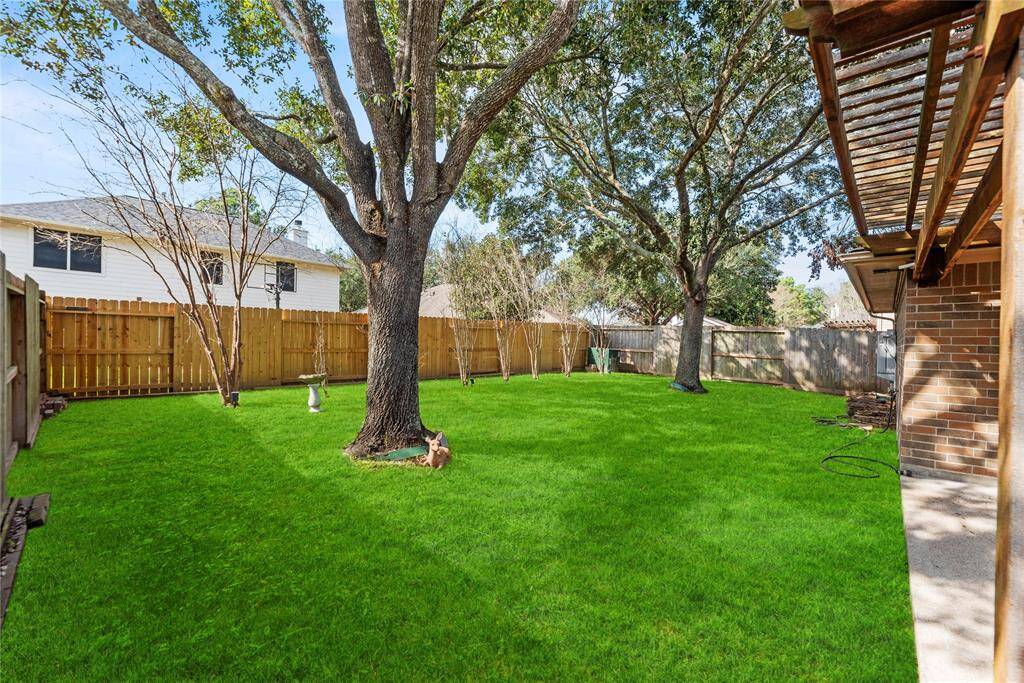 This is a great backyard for the week-end hangouts and letting the kids run around.