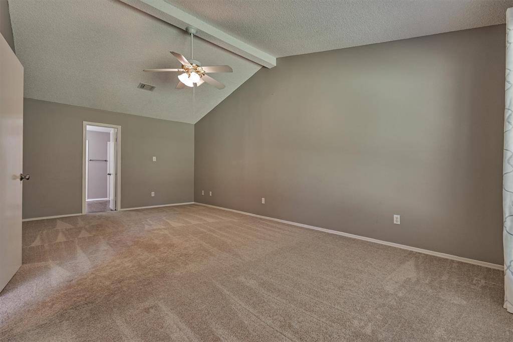 Spacious primary bedroom
