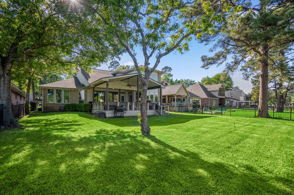 Absolutely gorgeous trees surround the property, which is the ideal spot to pull up a chair, read a book and relax.