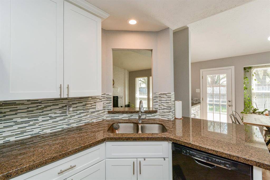 Kitchen with granite counter tops