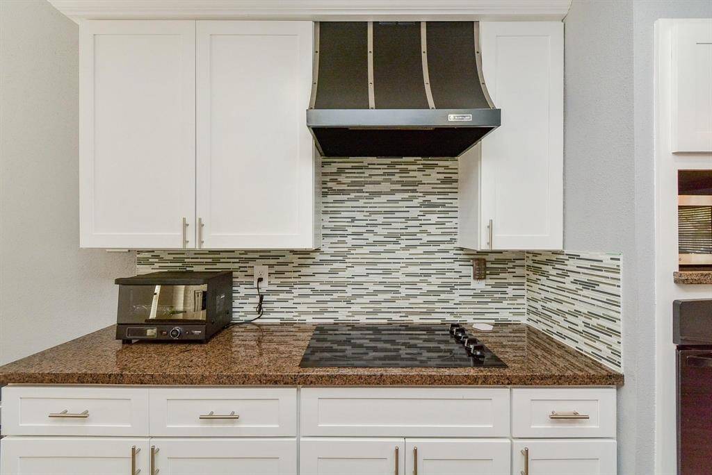 Kitchen with granite counter tops