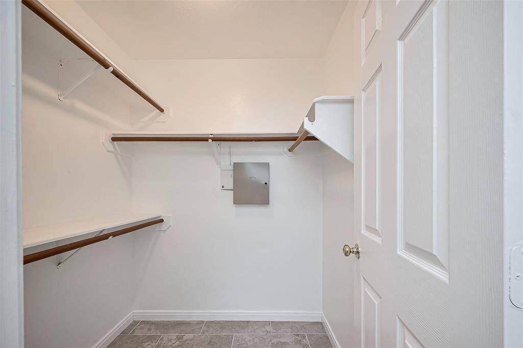 Primary closet