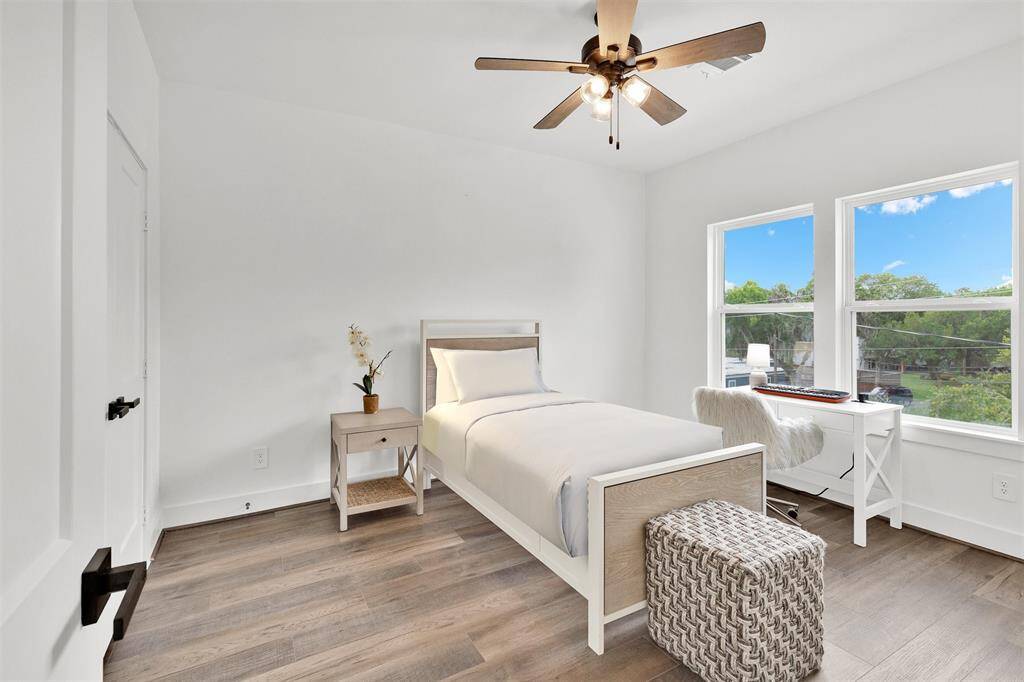 Bedroom 3 has carpet.