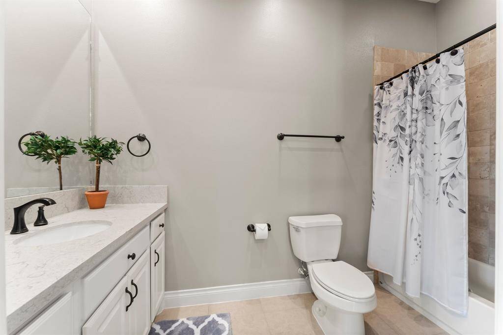 Large walk-in shower in the primary 2 bath