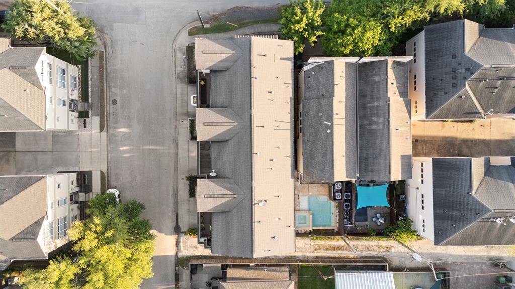 The attached garage has plenty of parking space.