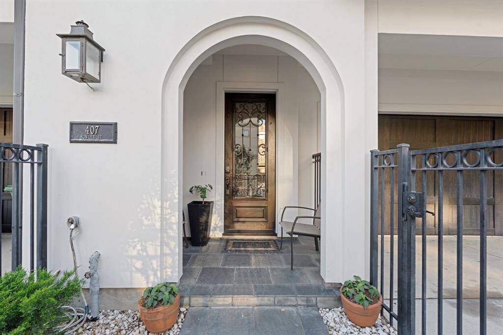 Approaching the front door is the covered front porch.
