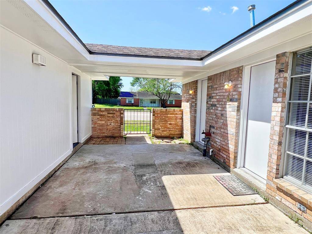 Back patio