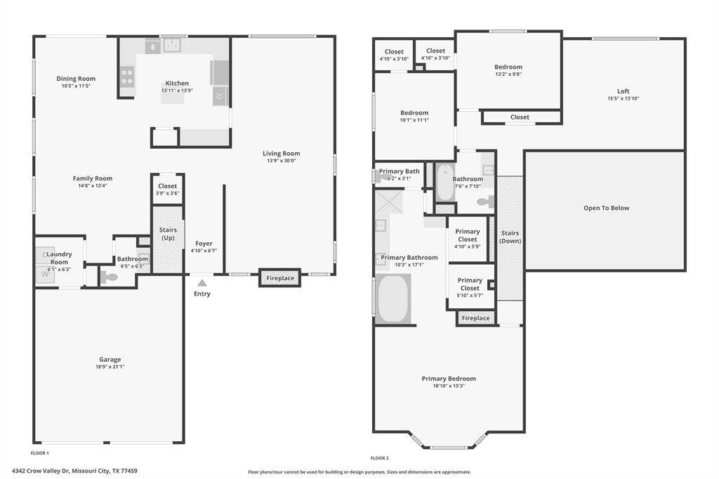 Floor Plan - Both Floors