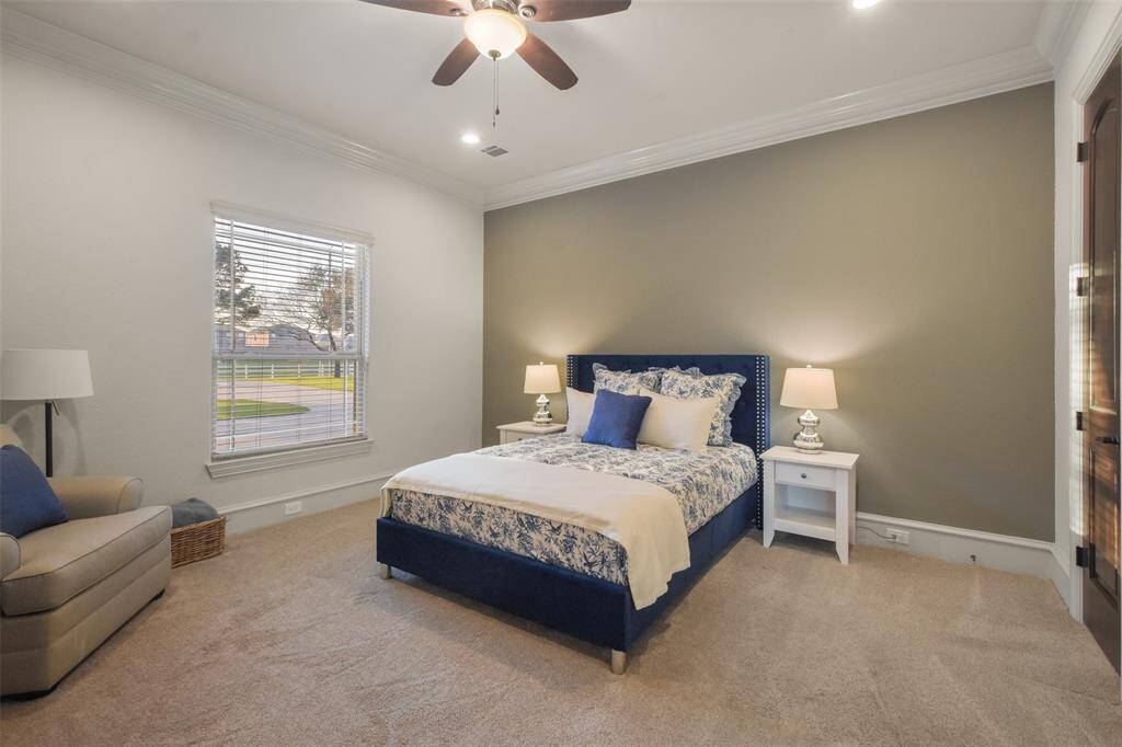 This guest bedroom is located on the 1st floor and has an en-suite bathroom.