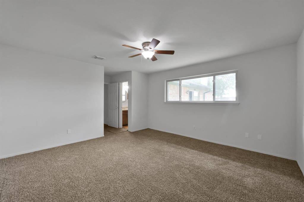 Massive primary bedroom with ensuite bath.