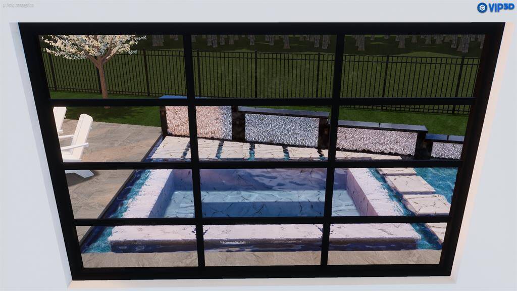 ** VIRTUAL POOL RENDERING ONLY **