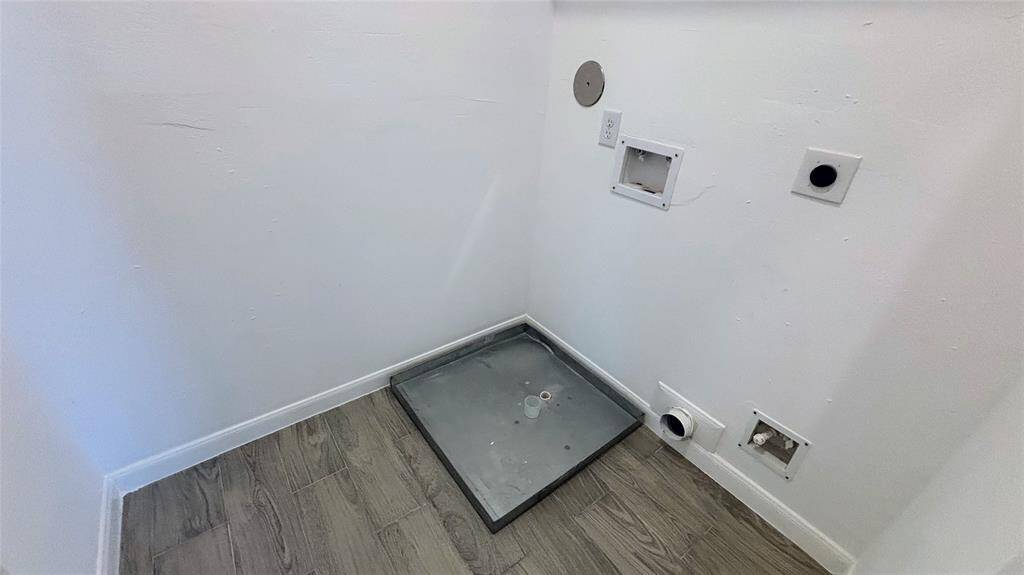 Laundry room.