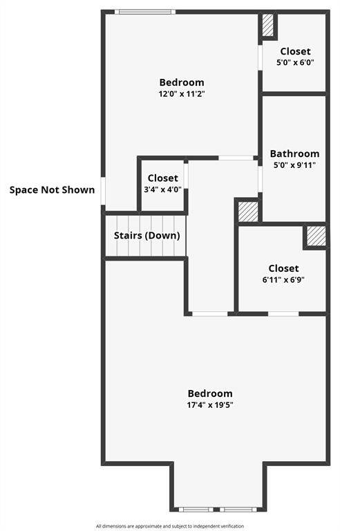 Second Floor Room Layout.