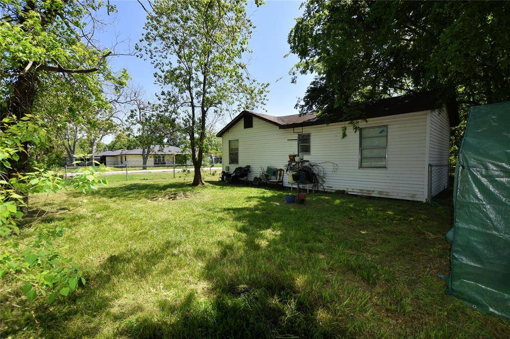 A well-defined, fenced-in section of the property offering a secure and private area—perfect for pets, children, or outdoor activities.