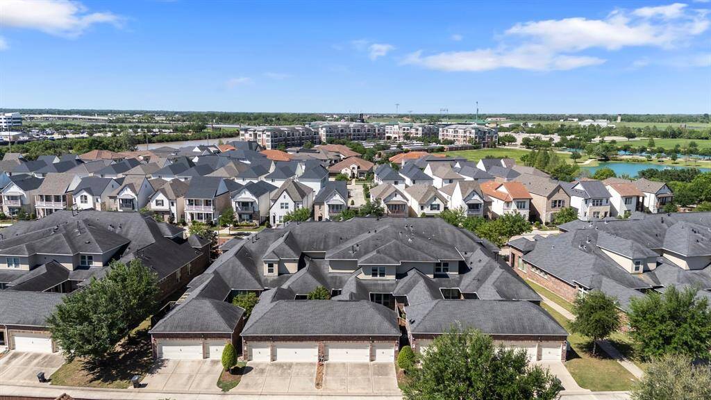 Ariel view from the back of the home.