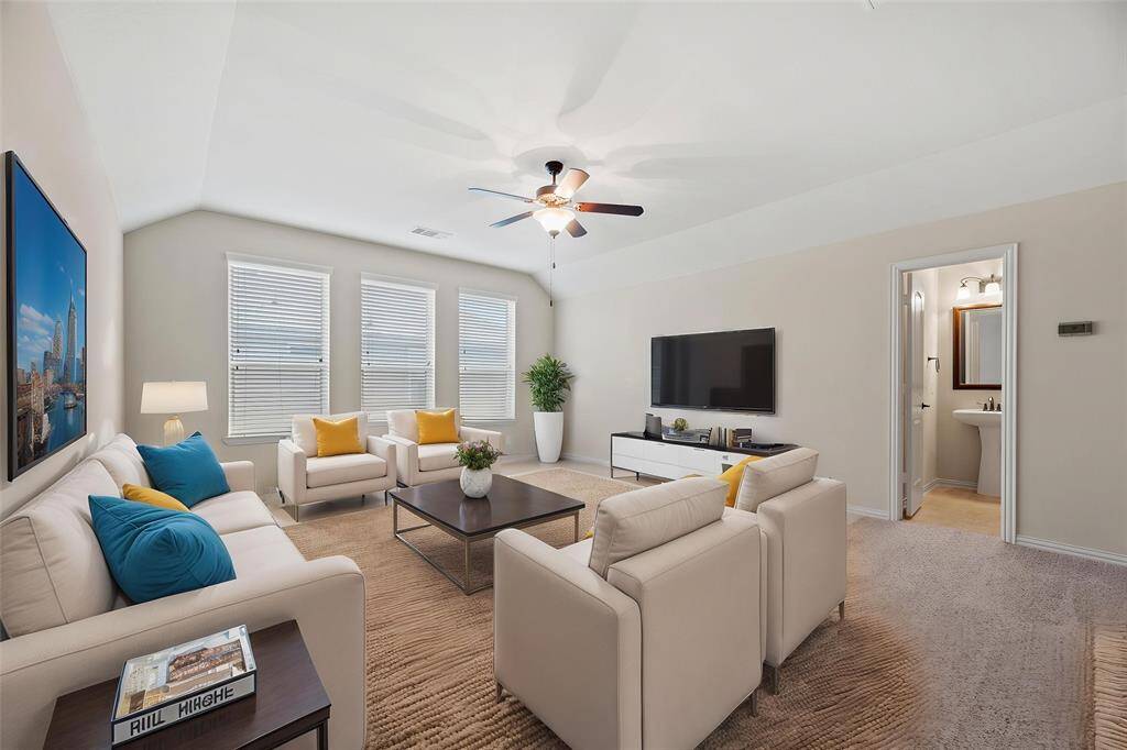 The game room is the ultimate playground for endless fun! Let the kids unleash their energy while you keep the toys on the upper floors. - virtually staged