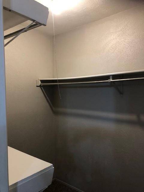 Walk-in closet in primary bedroom