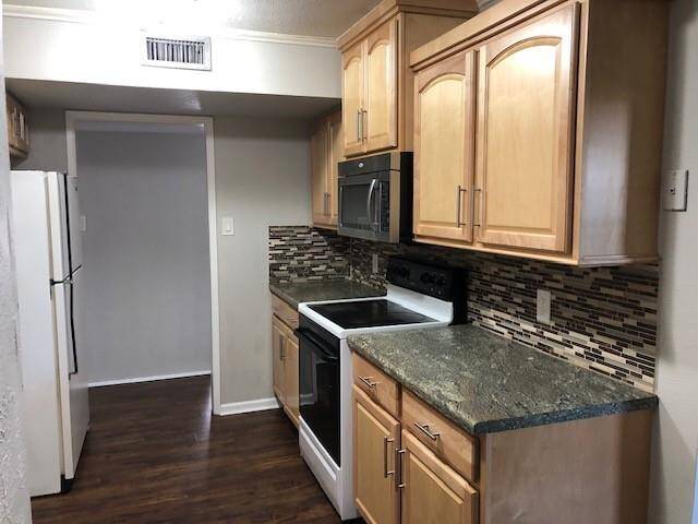 Kitchen with flat top range