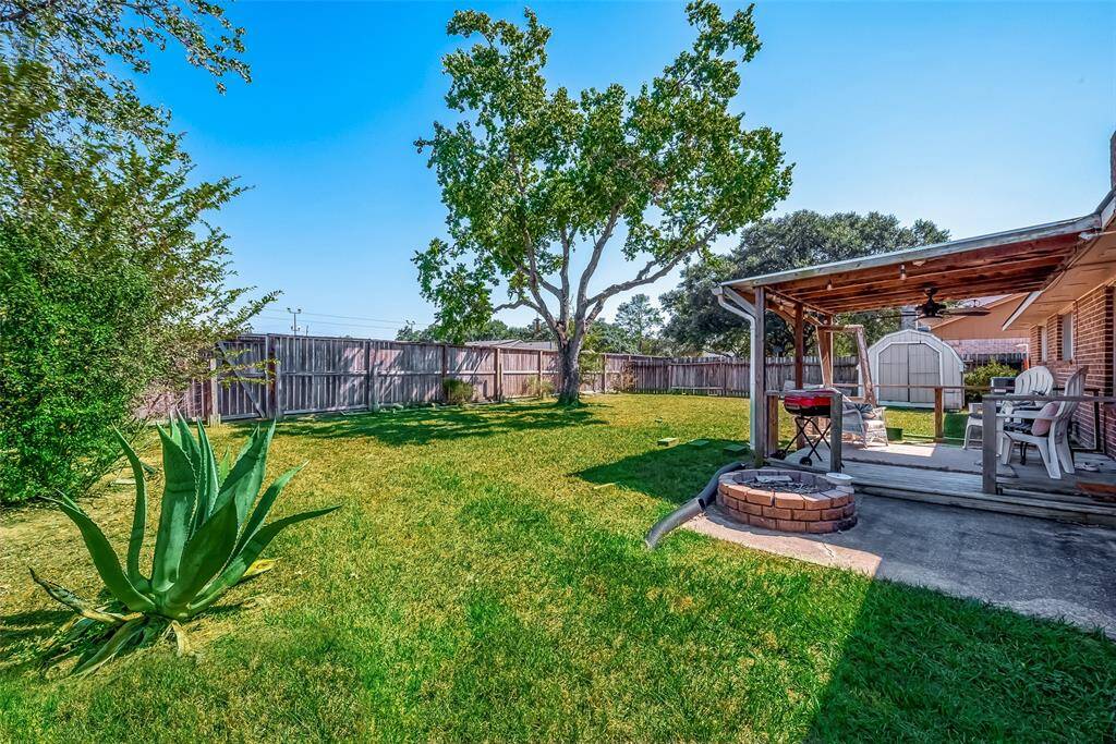 Another view of the spacious backyard.