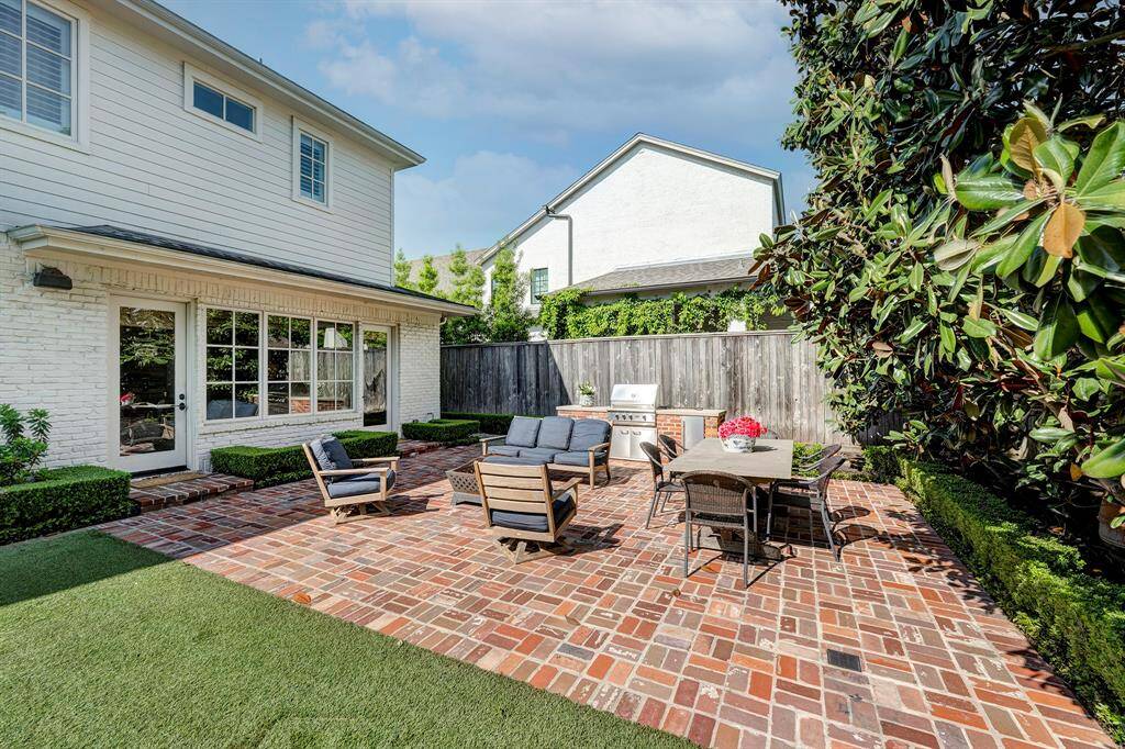Summer kitchen allows for effortless outdoor meal preparation while visiting with family and friends.