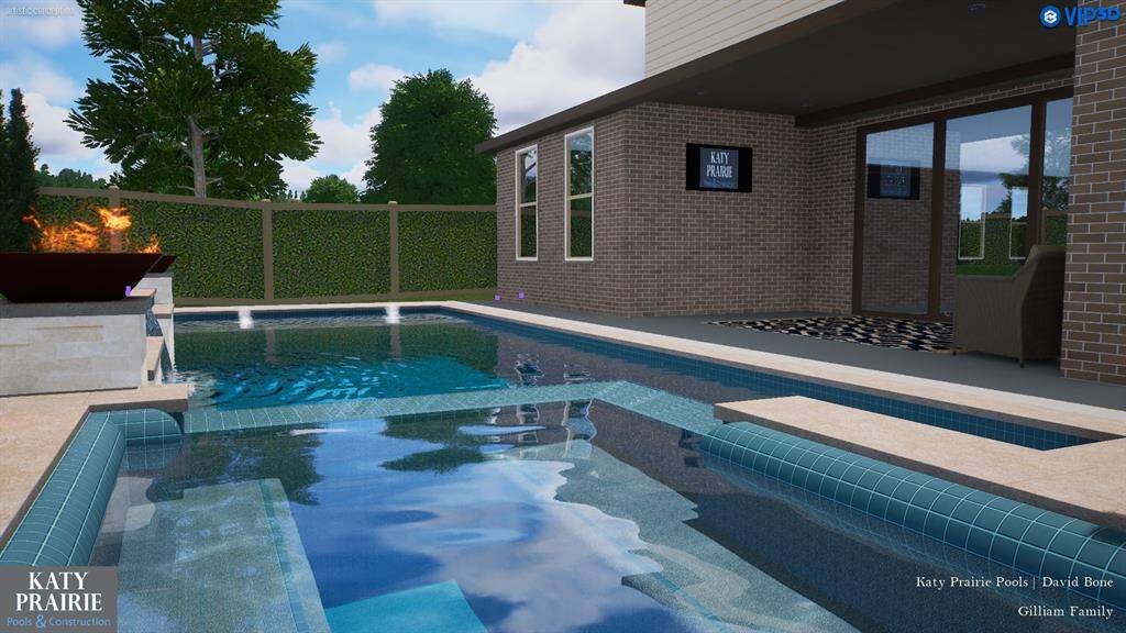 Your dream backyard is in reach! This space is a blank canvas ready for you to create your own backyard oasis! *This photo has been virtually rendered to show the backyard's possibilities.