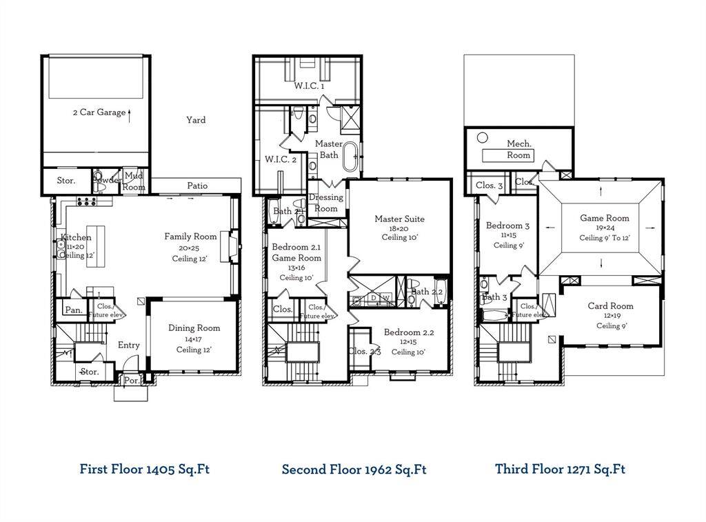 Community overview with Tuscan inspired architecture