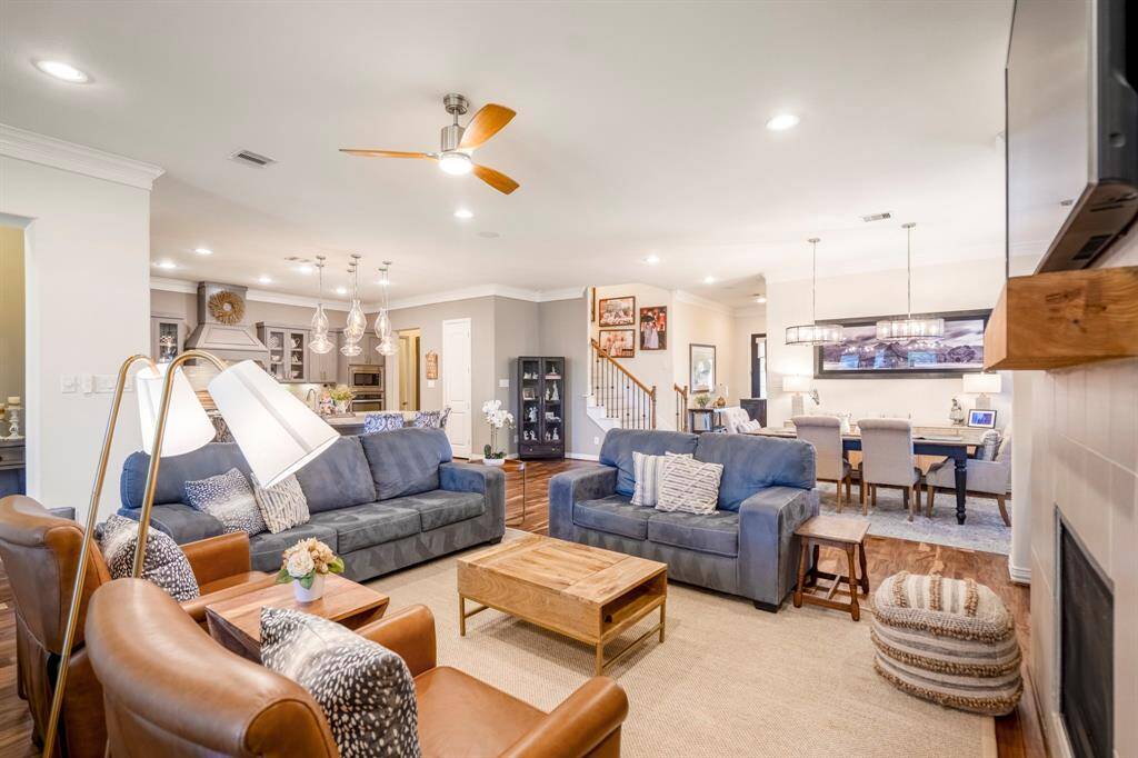 This home offer exceptional upgraded lighting which you can see from this photo.
