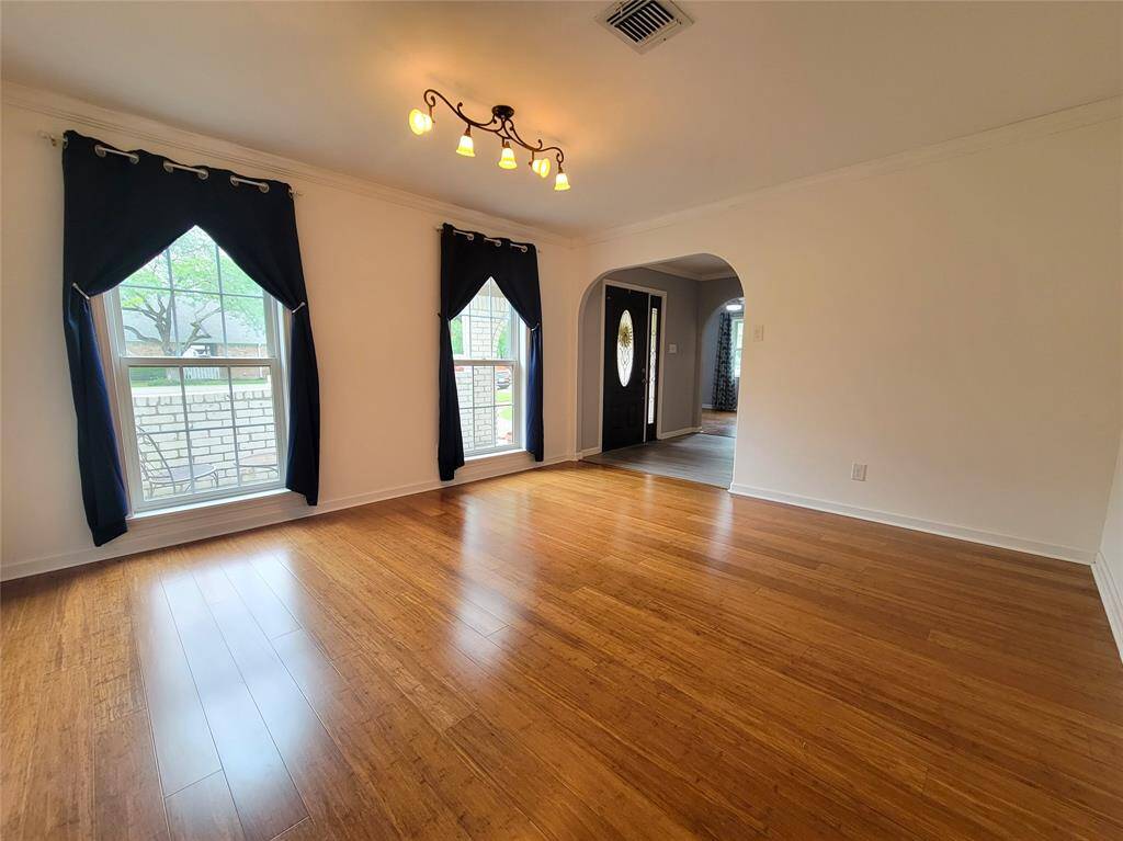 The game room is just off the foyer.