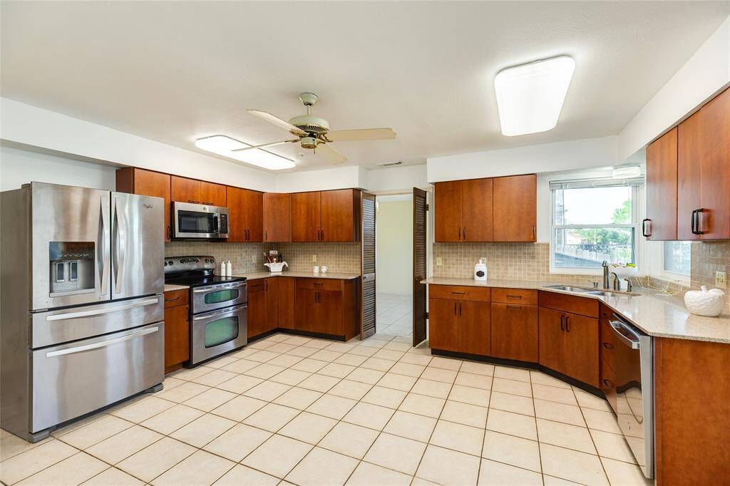 Kitchen to include all stainless appliances.
