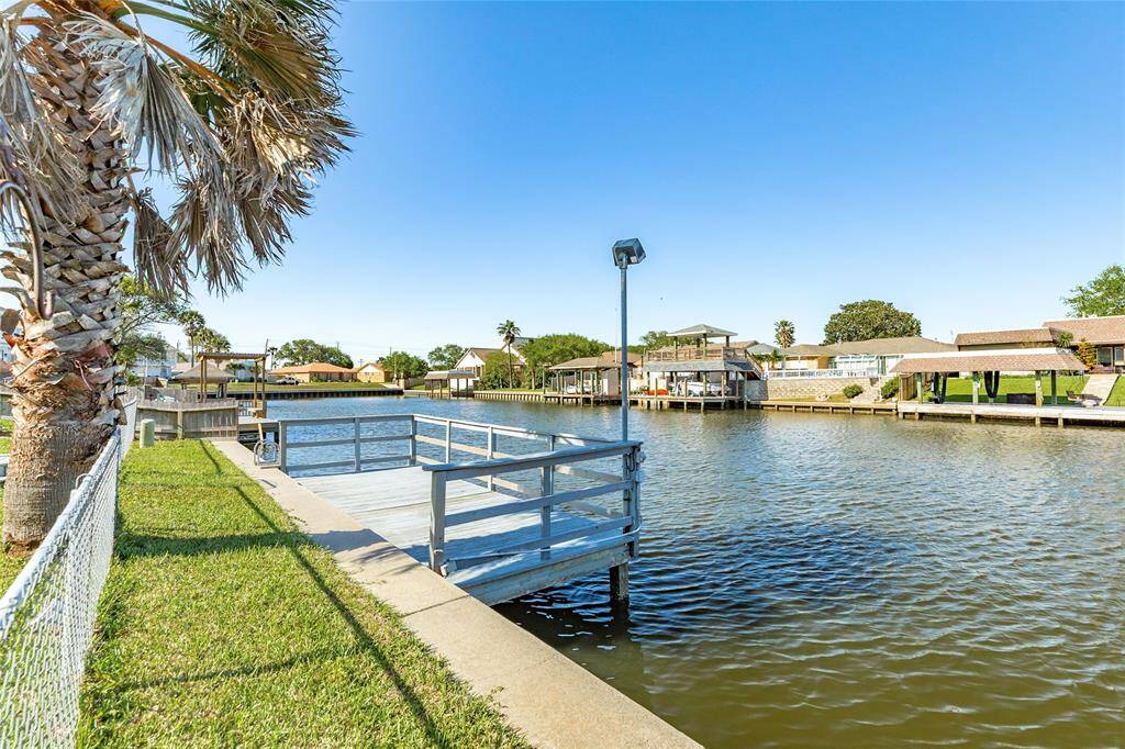Waterfront views.