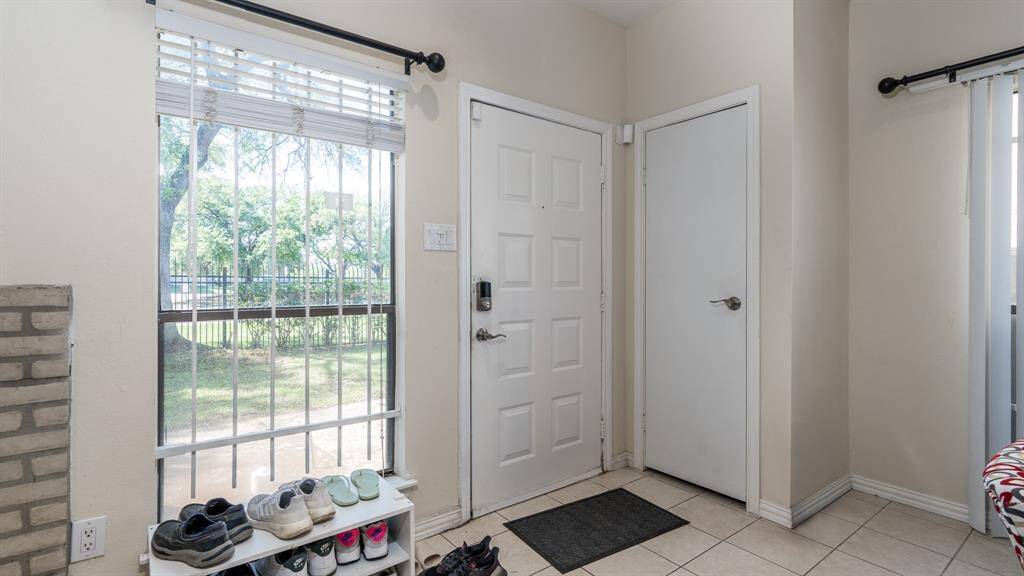 One hall closet and a storage closet out back for your use.