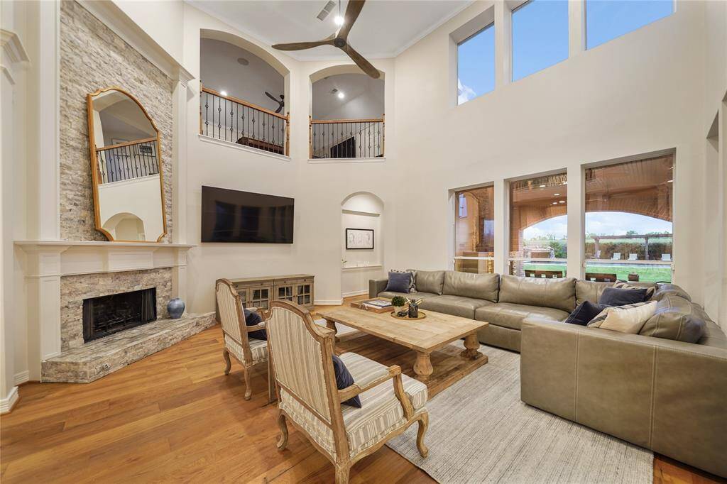 Excellent view of the Grand Outdoor Patio from the amazing Family Room.