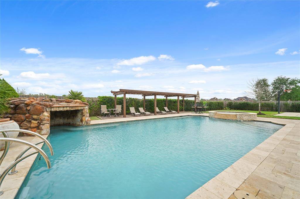 saltwater automated pool, a grotto & spa