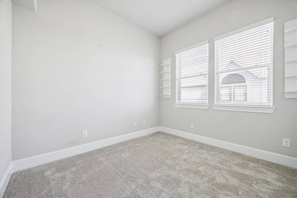 Spare bedroom with fresh carpet on the 3rd floor