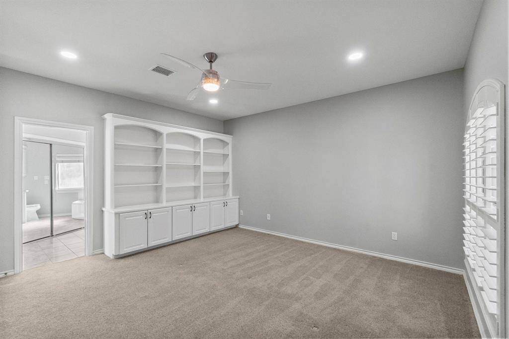 Primary bedroom virtually staged