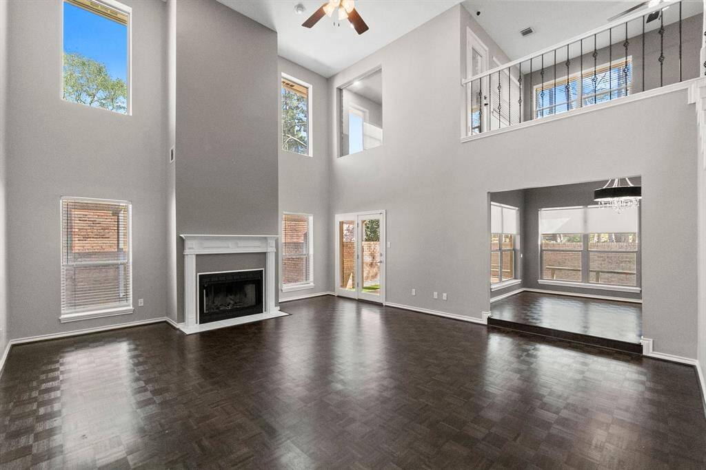 Living room is virtually staged