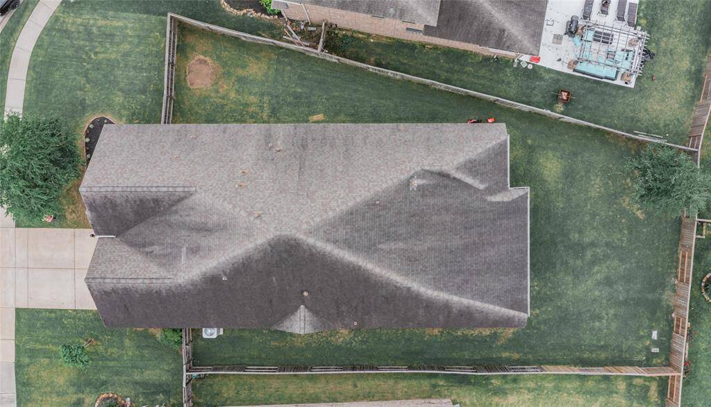 this is an aerial of your roof which is a 30 year roof