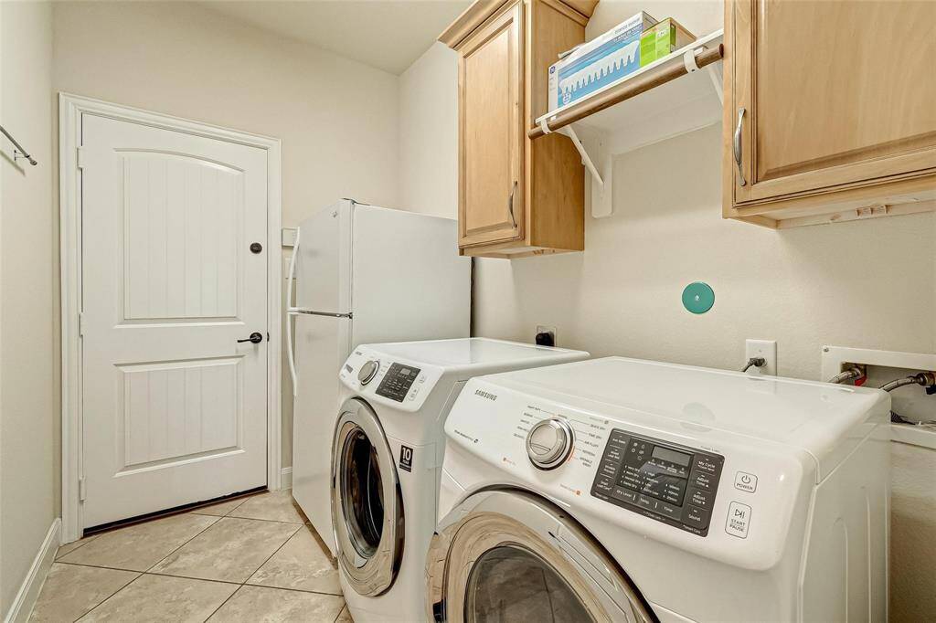 Washer and dryer are included