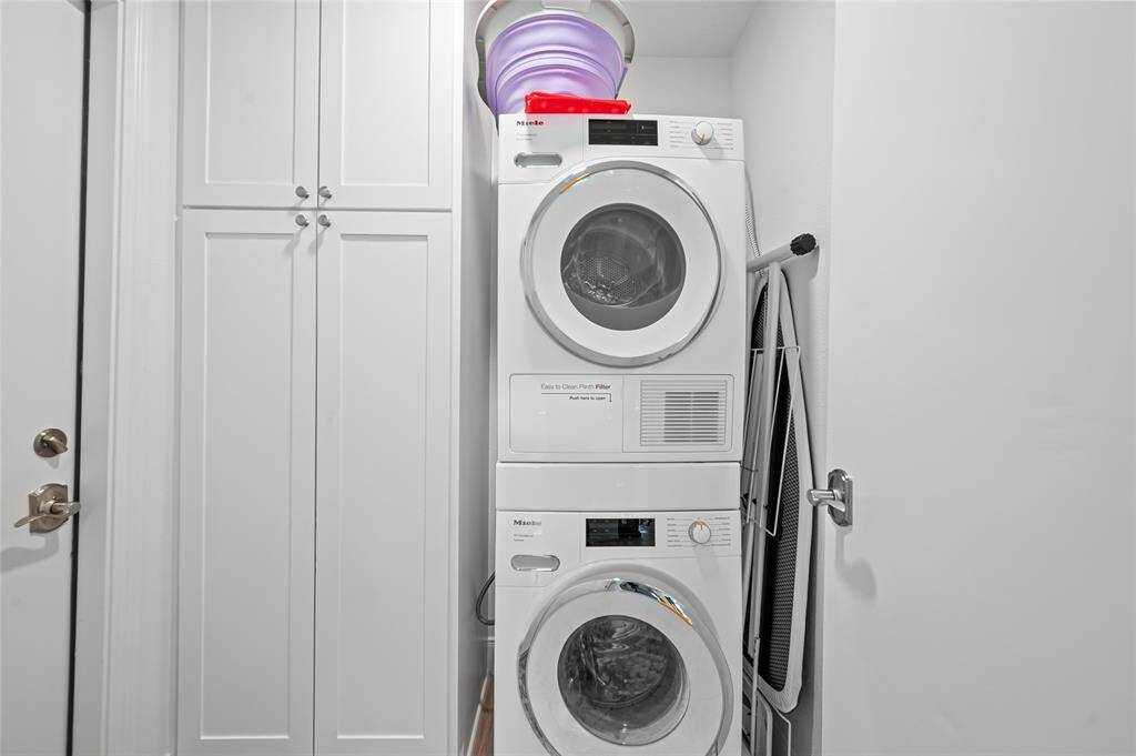 Laundry Room with great storage space!