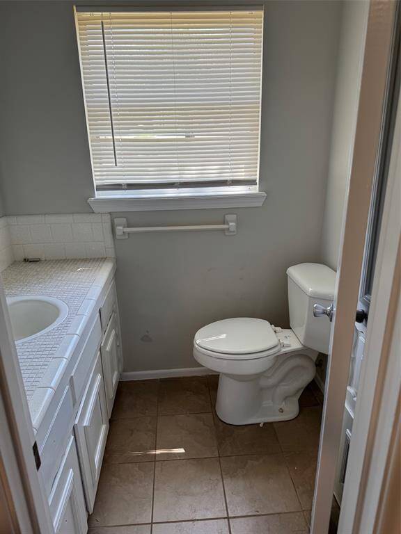 Half bath in primary bedroom