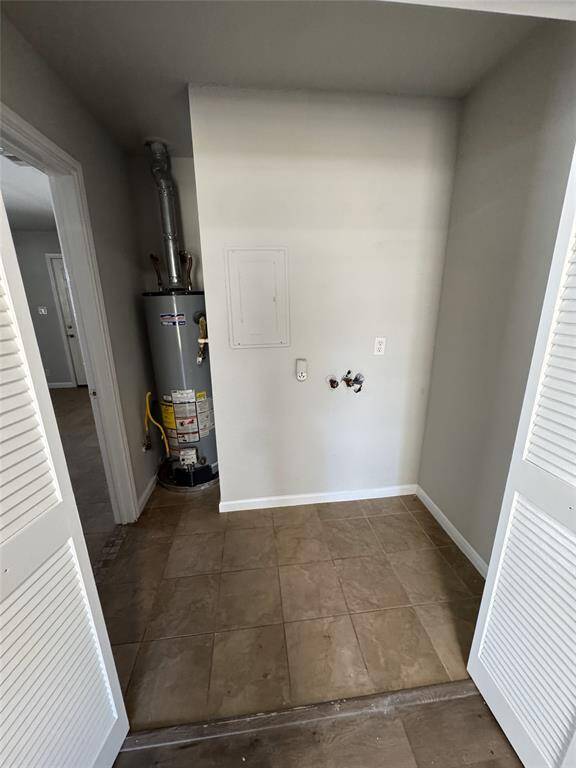 Water Heater and space for closet, washer and dryer, or extra storage. Let your imagination take you