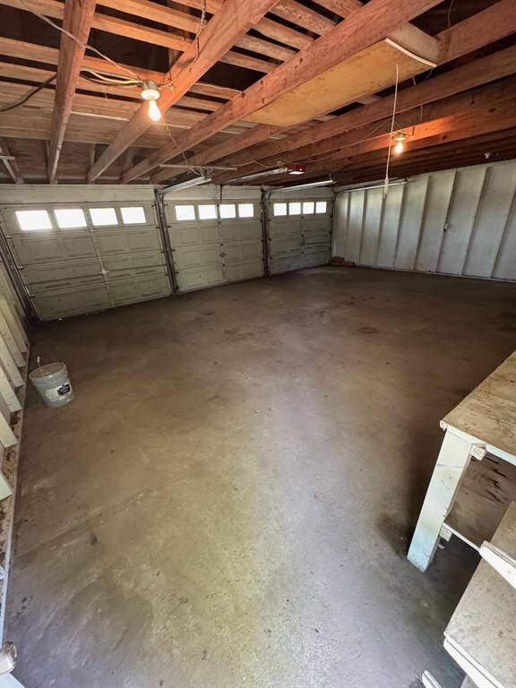 3 Car Garage with small work table