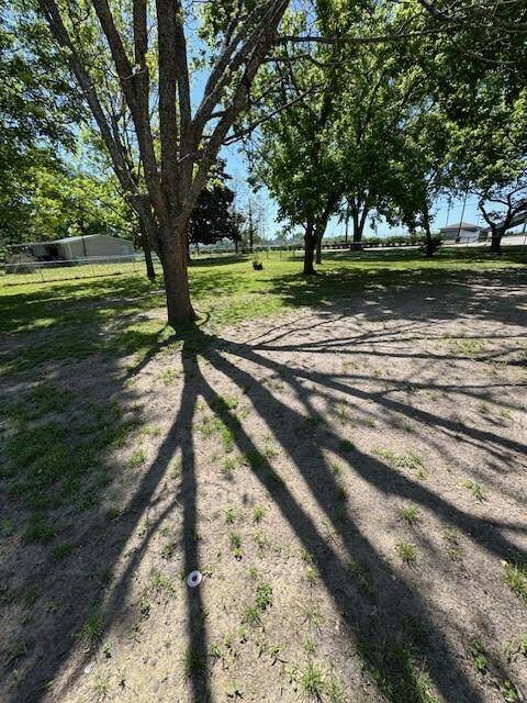 Fully fenced in back yard