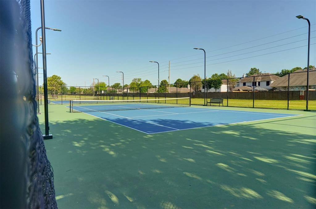 Community tennis courts