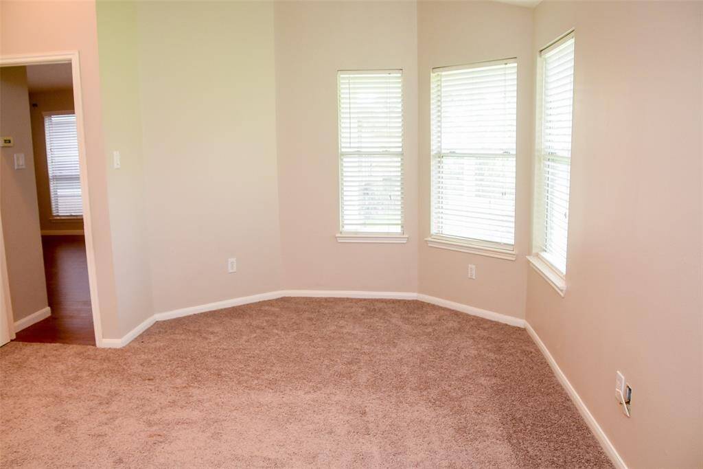Nice bay window in the primary bedroom.