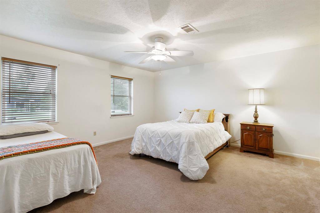 Oversized secondary bedroom