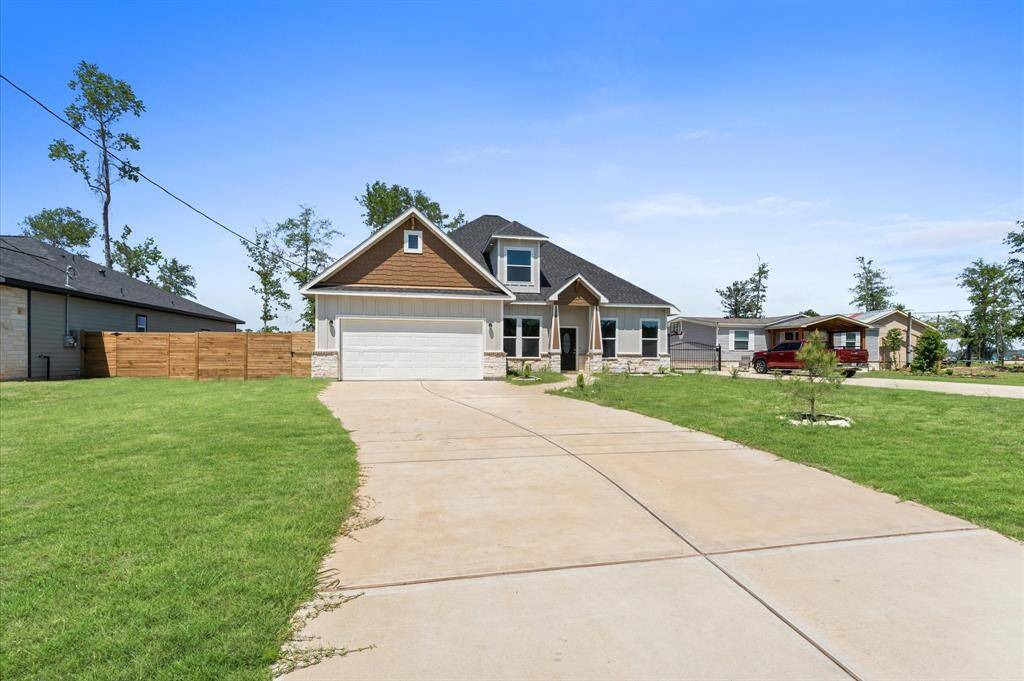 Beautiful new construction with modern curb appeal and extended driveway.