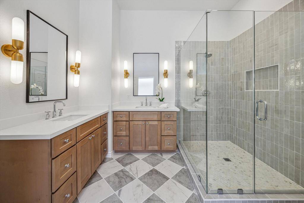 Wow! The luxurious primary bath has it all!
